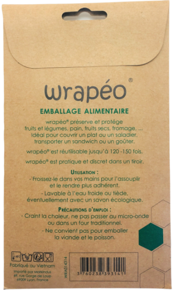 Emballage alimentaire wrapeo